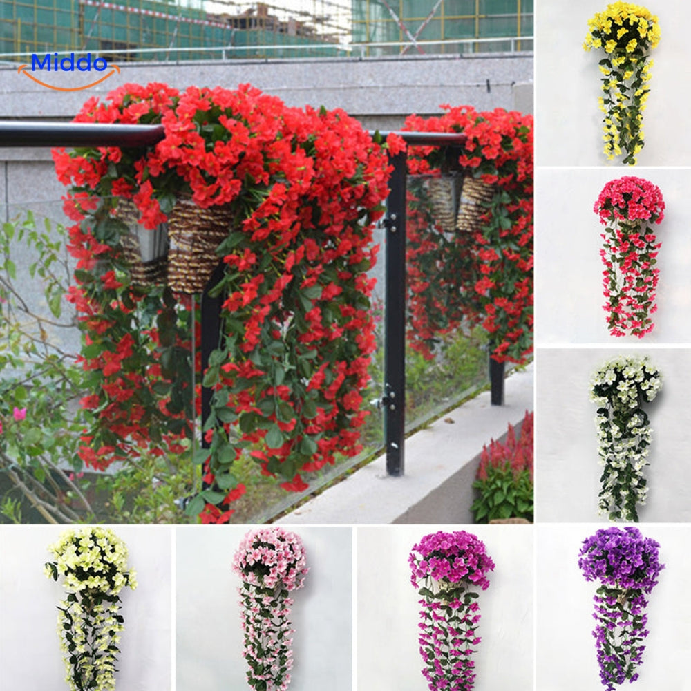 Orchidėjų kaskadas dekoracija