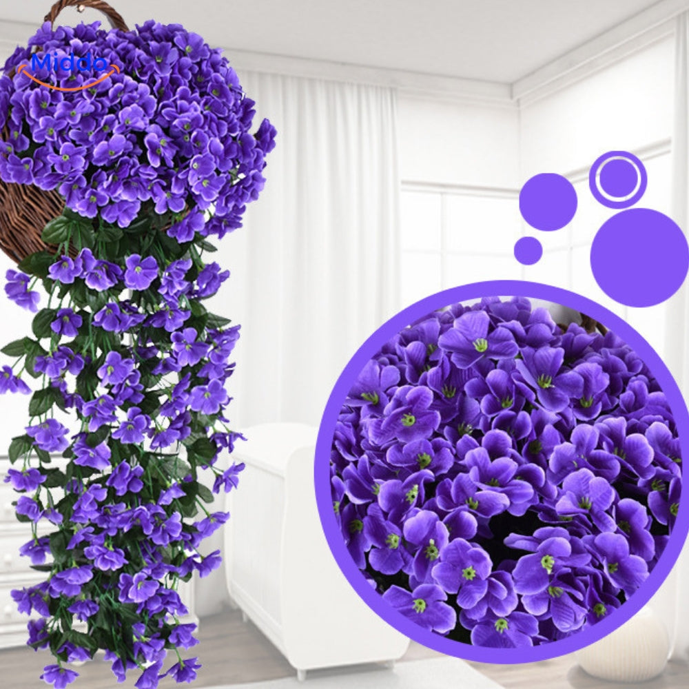 Orchidėjų kaskadas dekoracija