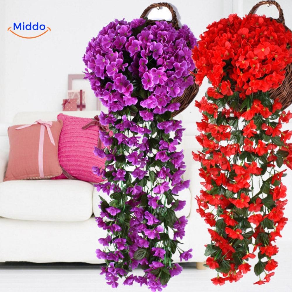 Orchidėjų kaskadas dekoracija