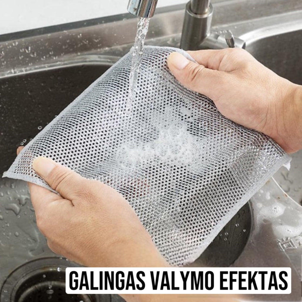 NanoClean™ - Daugkartinės universalios vielinės šluostės