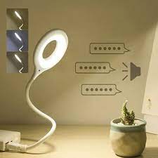 Balso valdomas LED USB šviestuvas – patogumas ir modernumas viename
