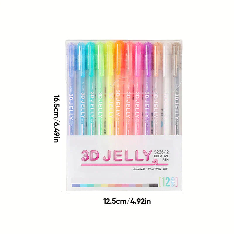 "GelPen™" - geliniai rašikliai su 3D efektu