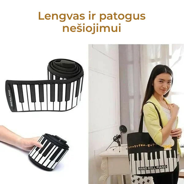 Sulankstomas pianinas su 49 klavišais