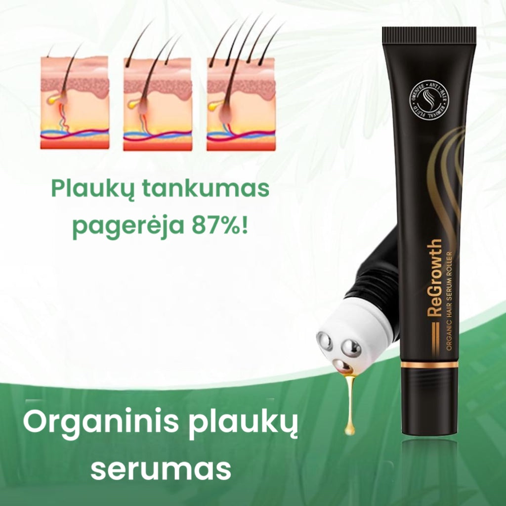 Organinis plaukų serumas