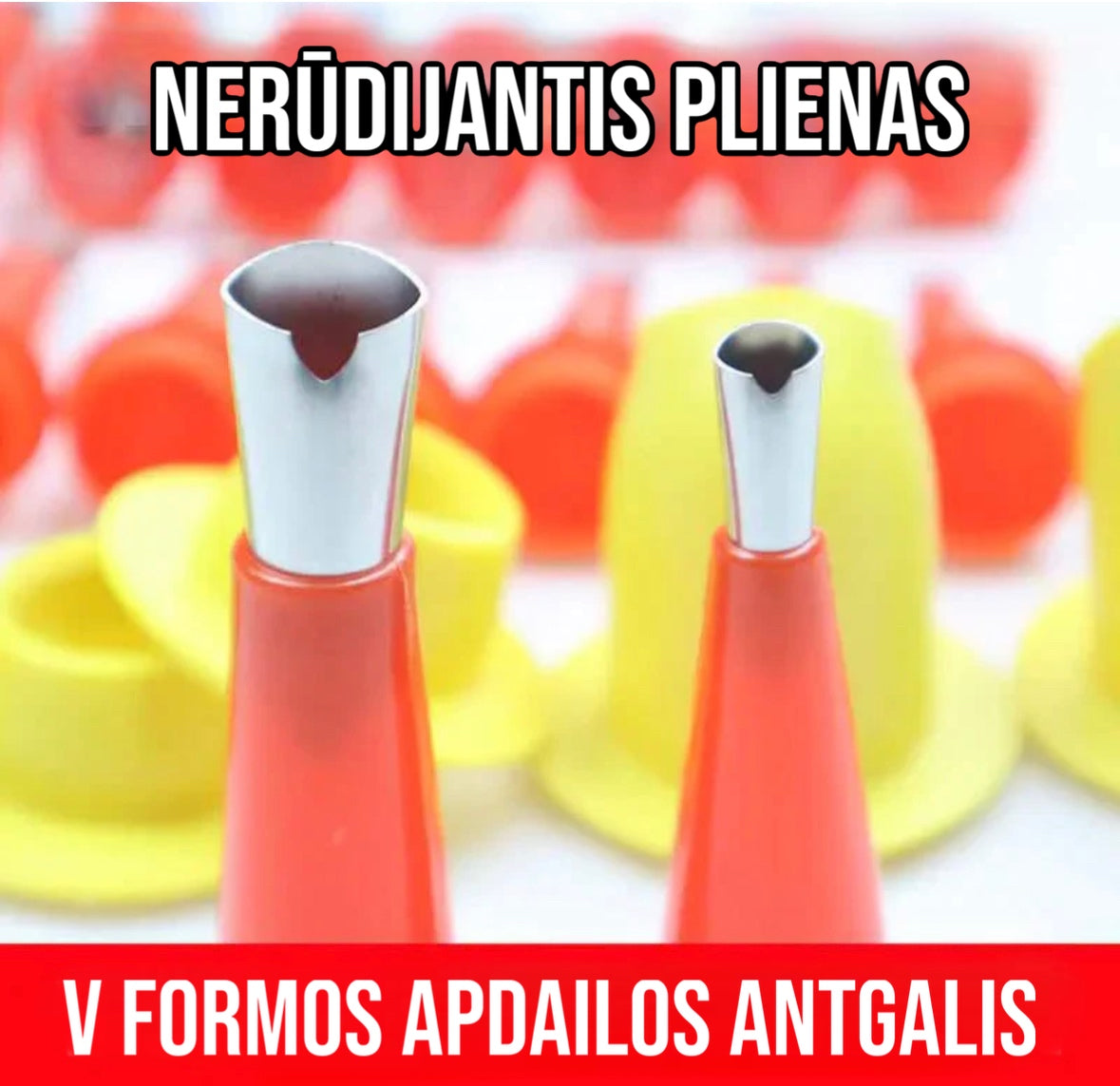 V formos apdailos antgalis (16 vnt. komplektas)