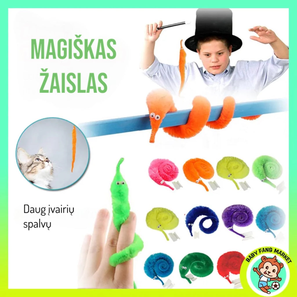 Magiškasis kirminas "Wacky"