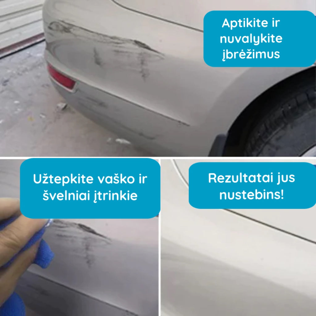 Automobilių įbrėžimų remonto vaškas