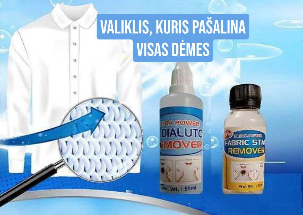 Visų Tipų Audinių Dėmių Valiklis