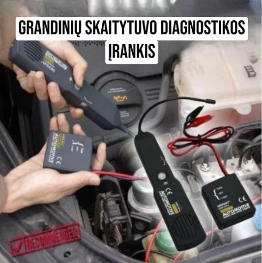 Skaitmeninio automobilio grandinių skaitytuvo diagnostikos įrankis