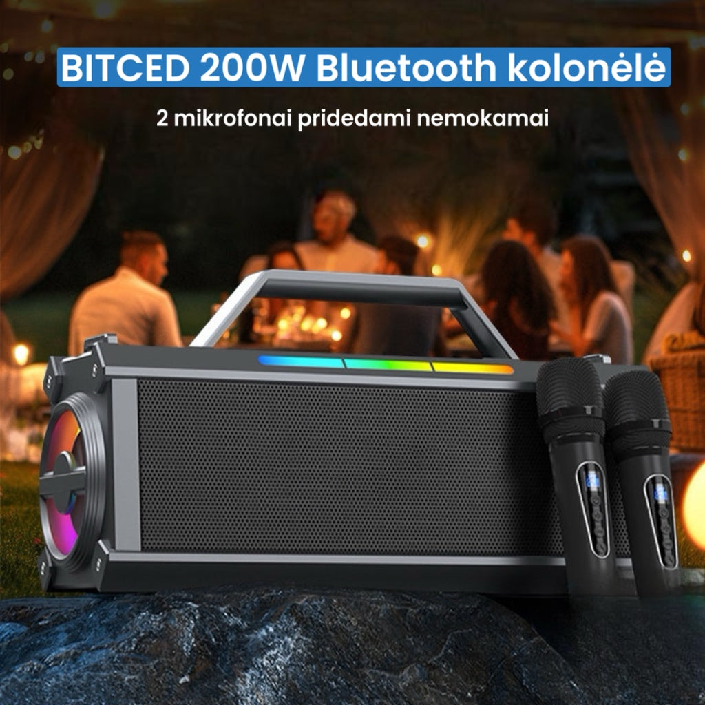 BITCED 200W Bluetooth kolonėlė