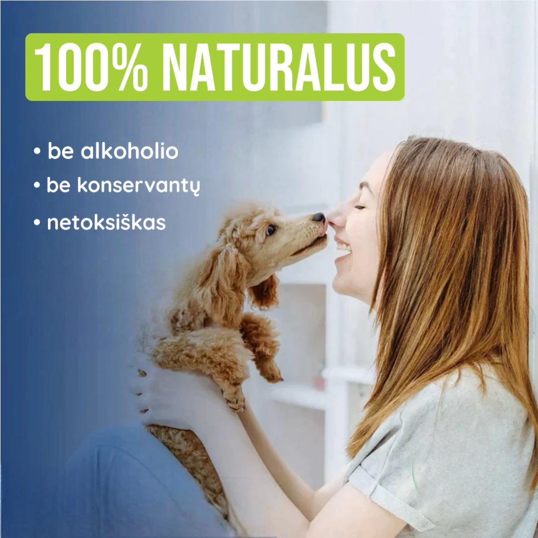 PetClean™ - 100 % natūralus burnos priežiūros purškalas šunims ir katėms