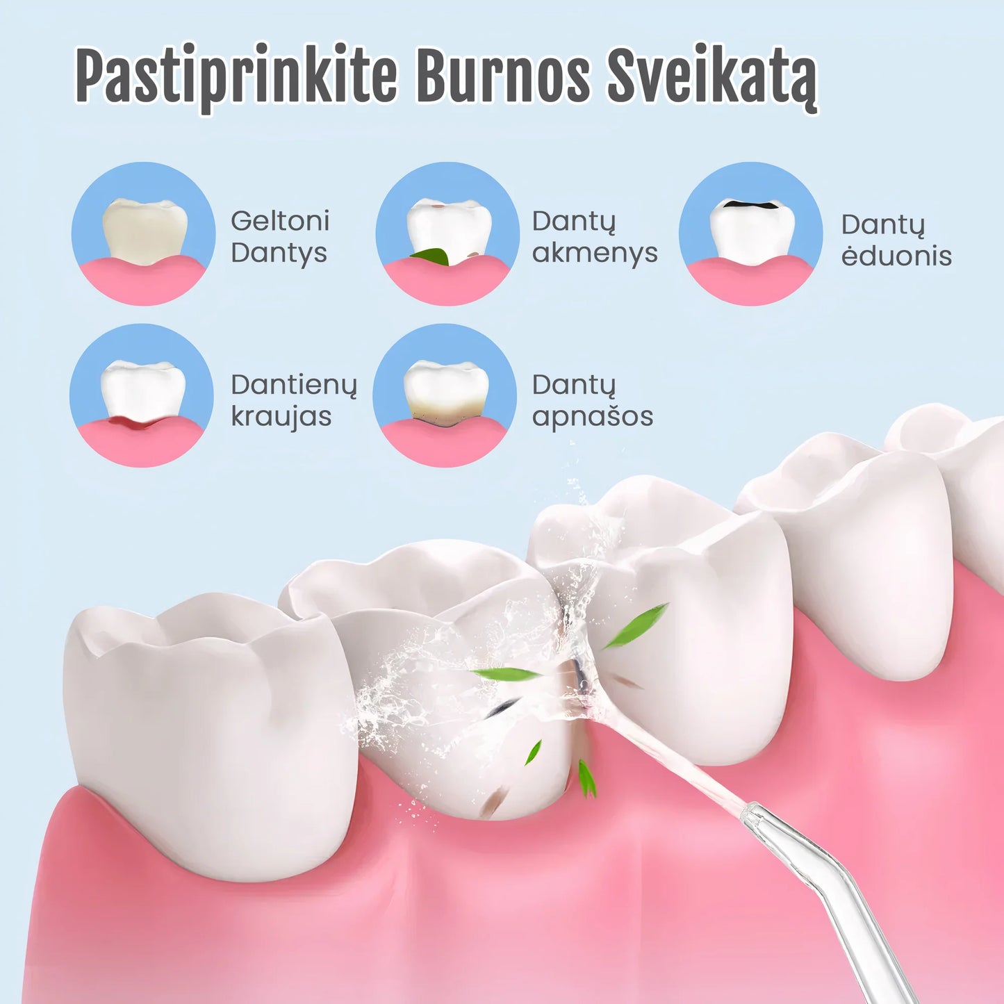 DentaJet™ Bevielis burnos irigatorius