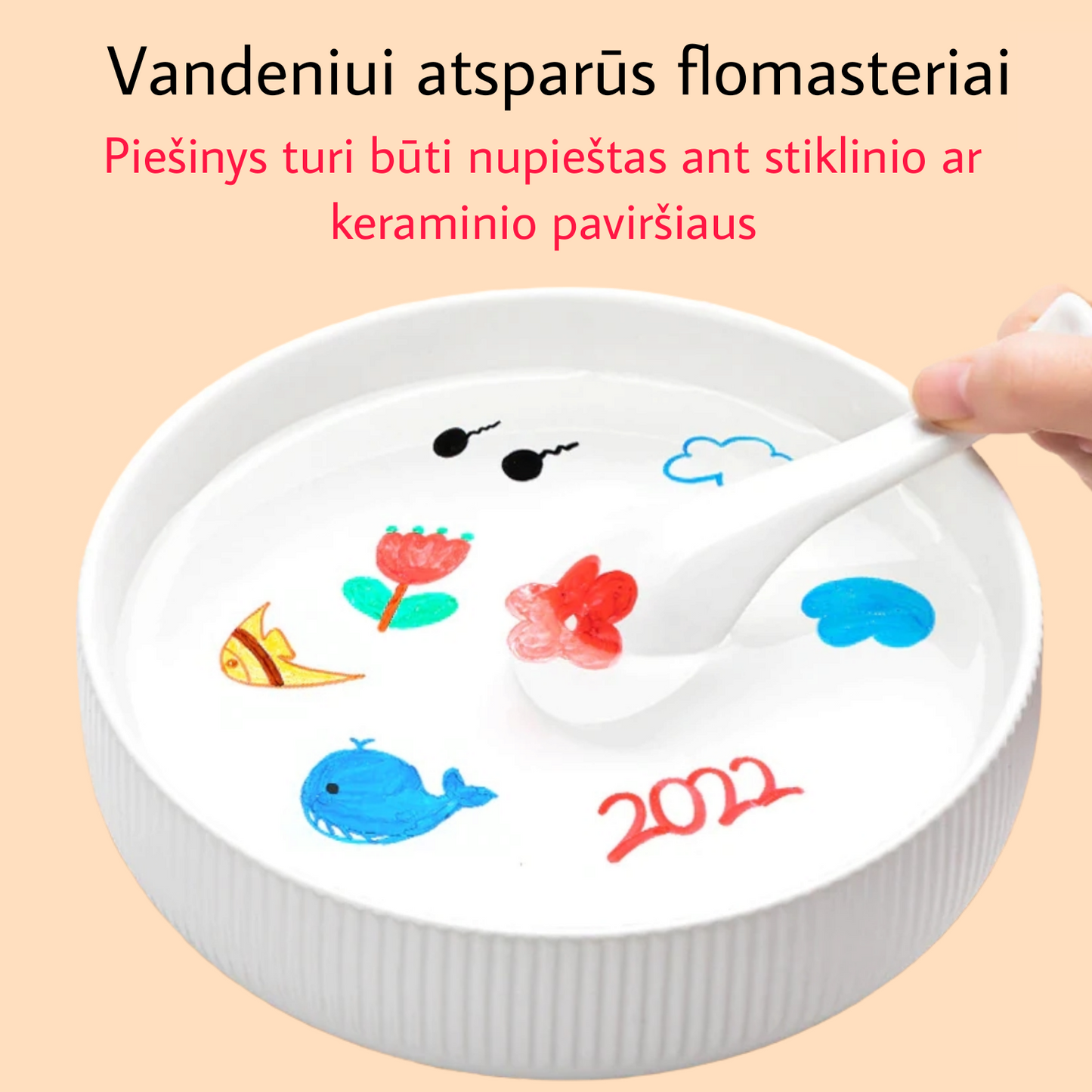 "WaterPens" flomasteriai (12 vnt.)