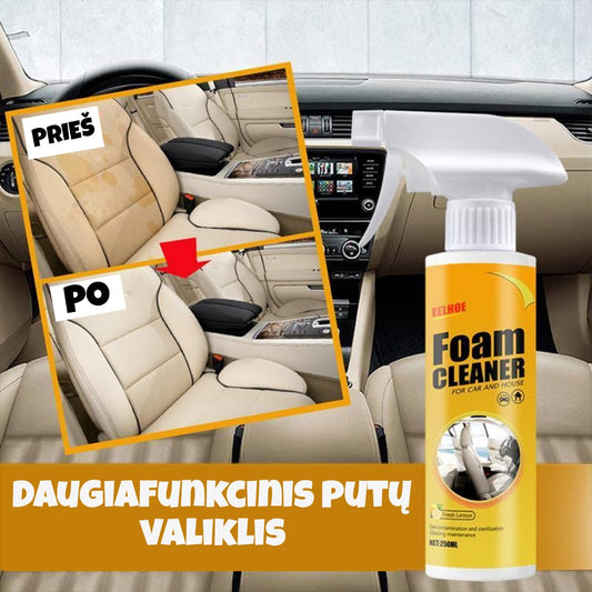 Daugiafunkcinės valymo putos automobiliui