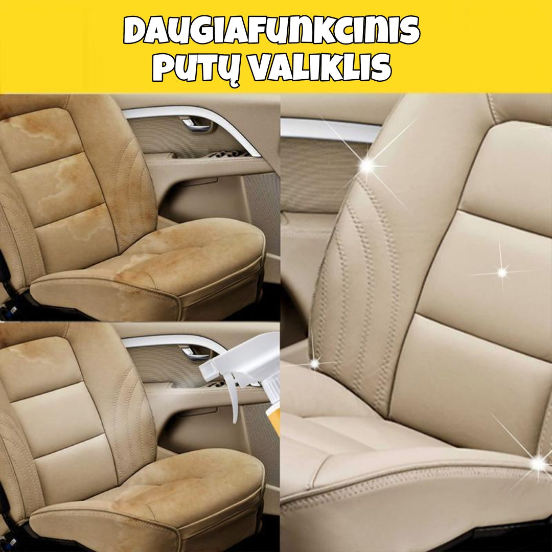 Daugiafunkcinės valymo putos automobiliui