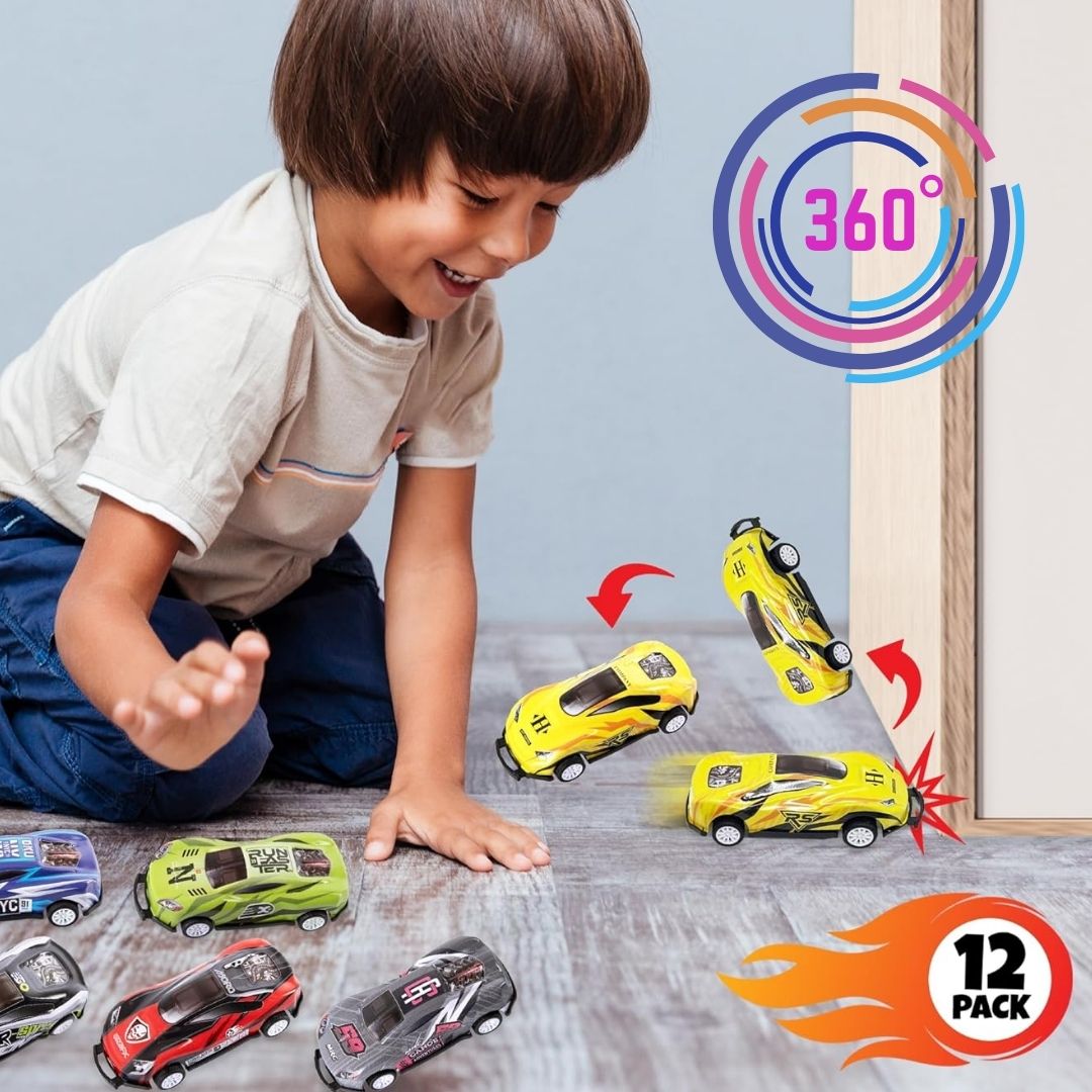 Mašinėlės vaikams "Stunt Toy Cars" (5 vnt. komplektas)