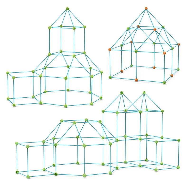 HappyFort™ - leiskite vaikams pastatyti savo svajonių namelį!