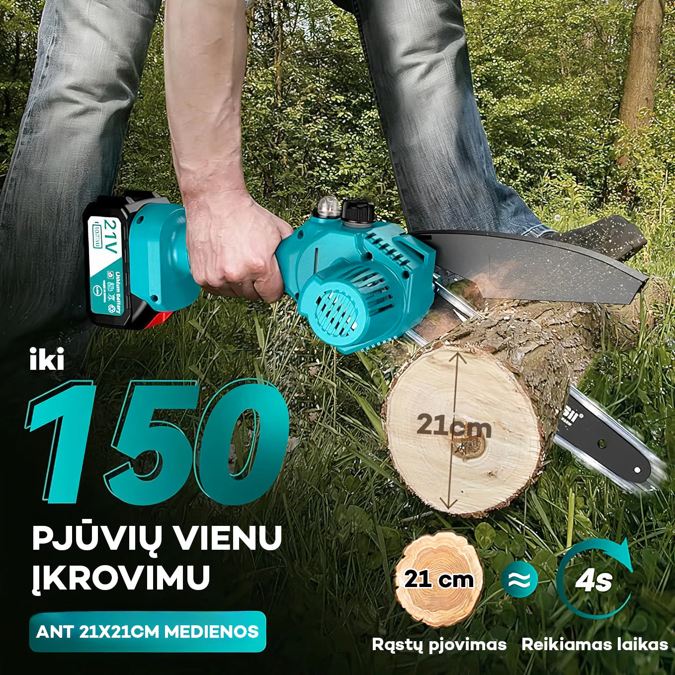 SeeSii® Mini Grandininis Pjūklas: Galingas, Nešiojamas ir Universalus!