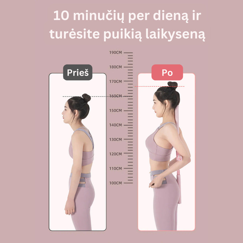 The StretchyBar™ laikysenos koregavimo prietaisas